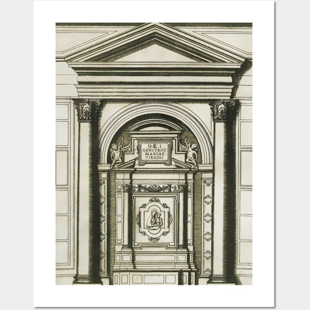 Porticoes and gateways classic architecture Wall Art by Marccelus